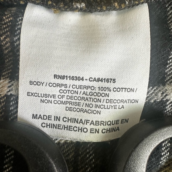 Converse Plaid Button Down Relaxed Boyfriend Fit M - Picture 8 of 9